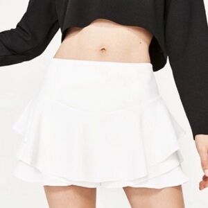 Zara white skort
